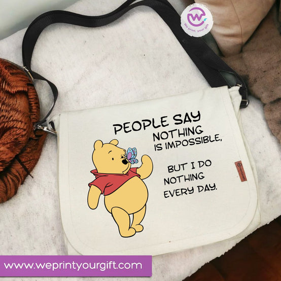 Custom Cross Bag- Pooh