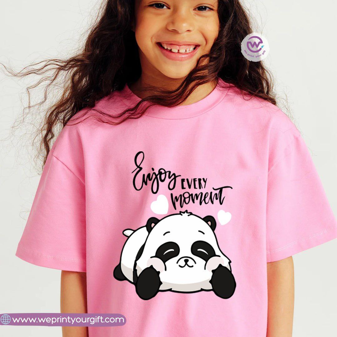 Kids T-shirt for girls- Panda
