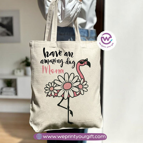 Tote bag with zipper - Unicorn