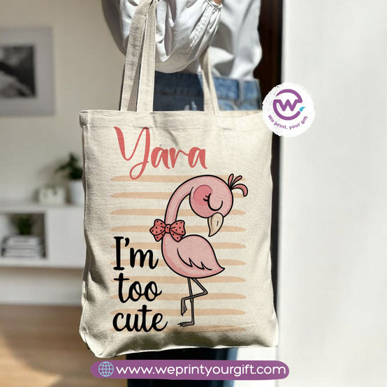 Tote bag with zipper - Unicorn