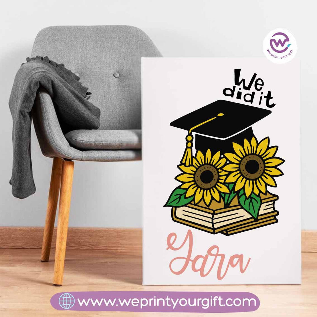 Custom wall frame- Graduation