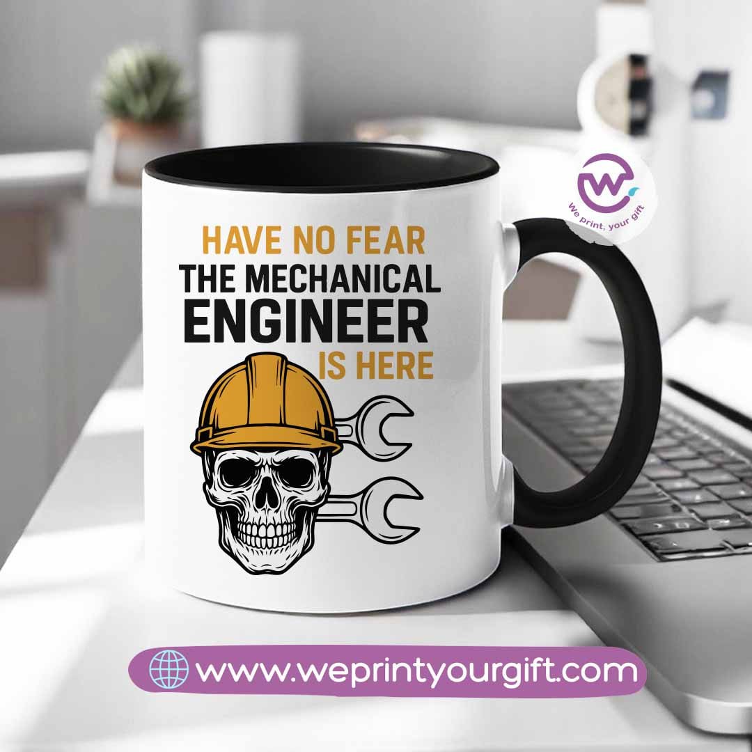 Custom mug- Colored inside mug- Engineer