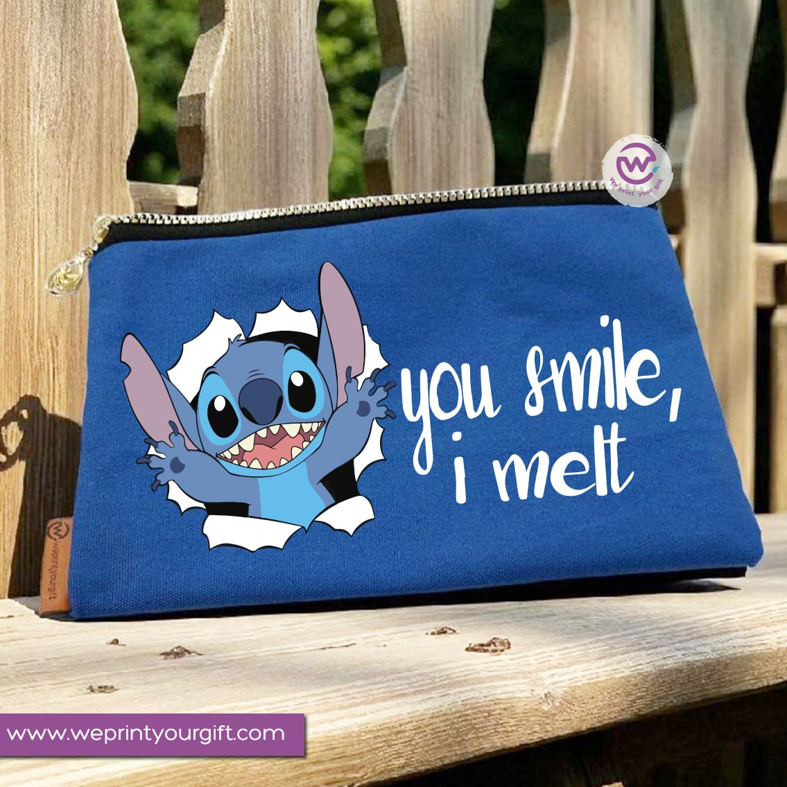 School pencil case- Stitch