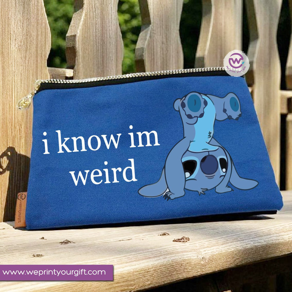 School pencil case- Stitch