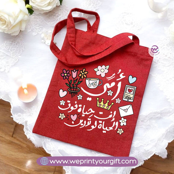 Tote Bag-Mother- Floral