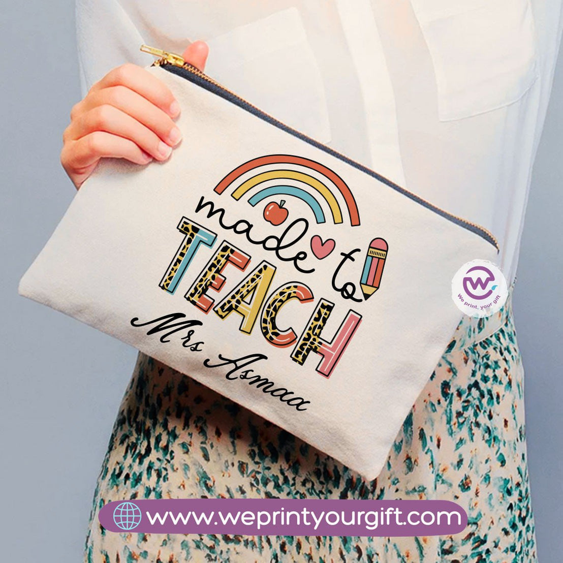 Teacher Pencil Case- Names