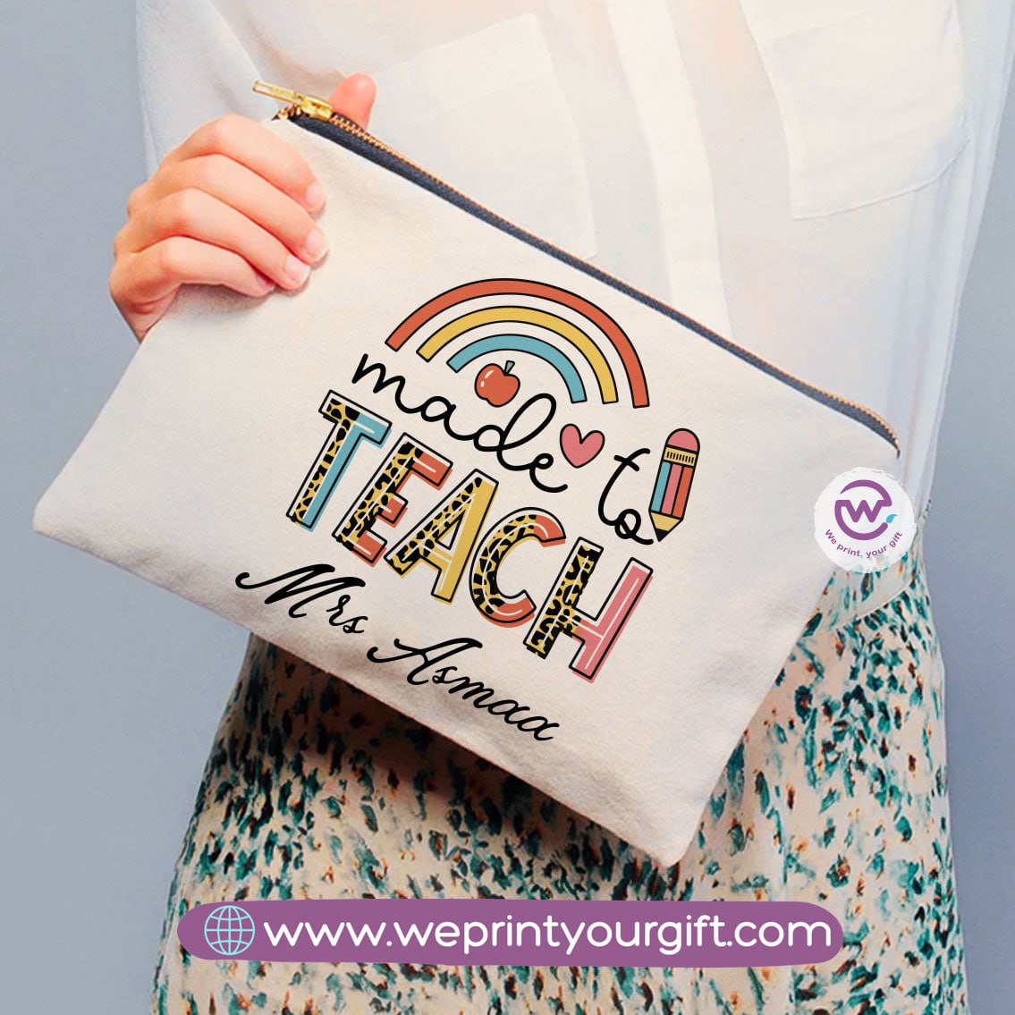 Teacher Pencil Case- Names