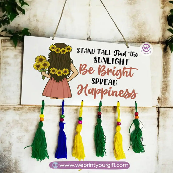 Wooden wall hanging- Sunflower