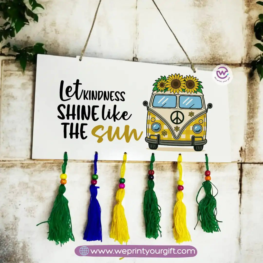 Wooden wall hanging- Sunflower