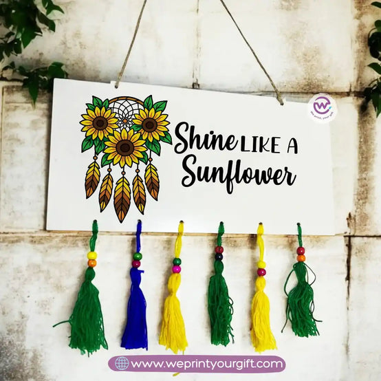 Wooden wall hanging- Sunflower