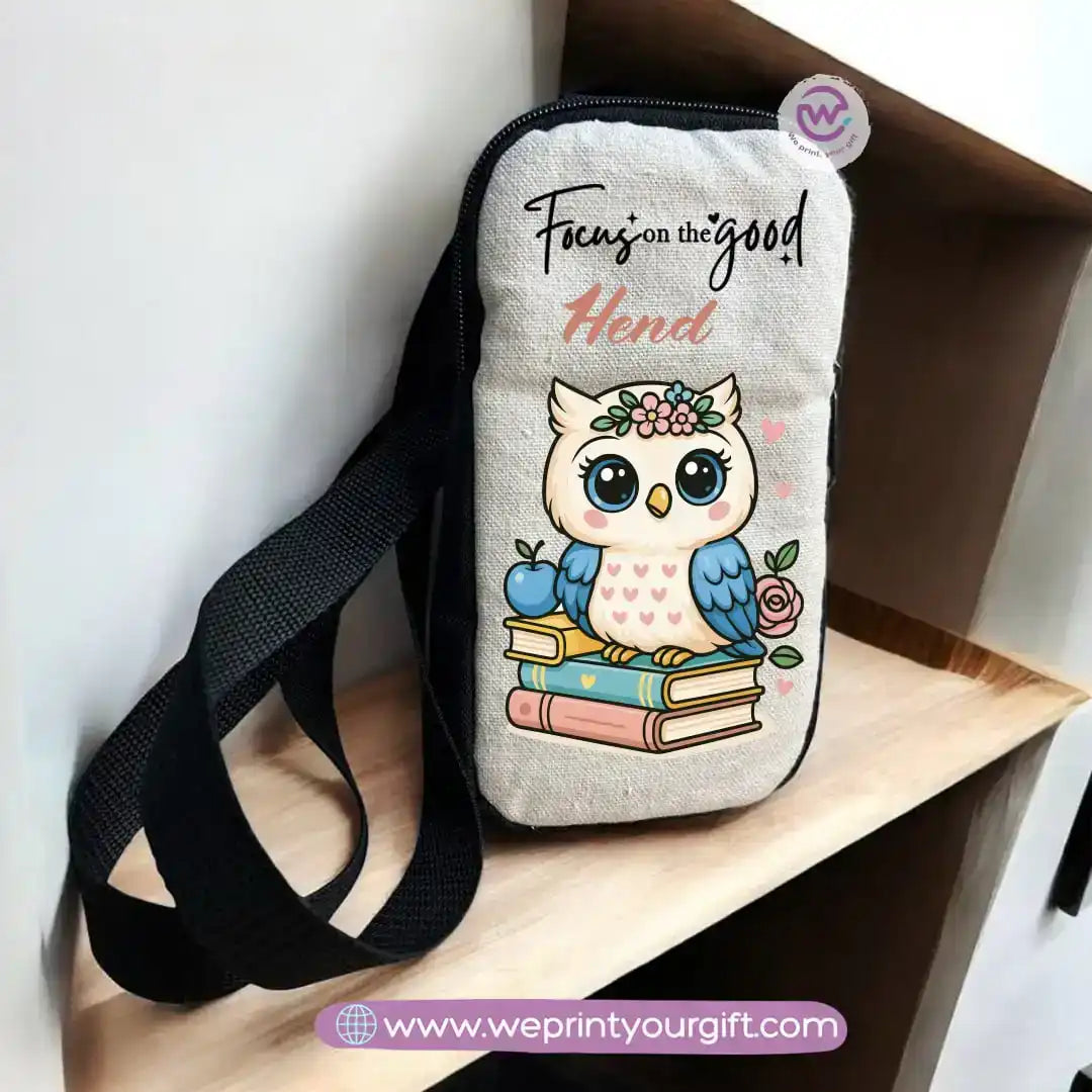 غطاء جوال مخصص - بومة