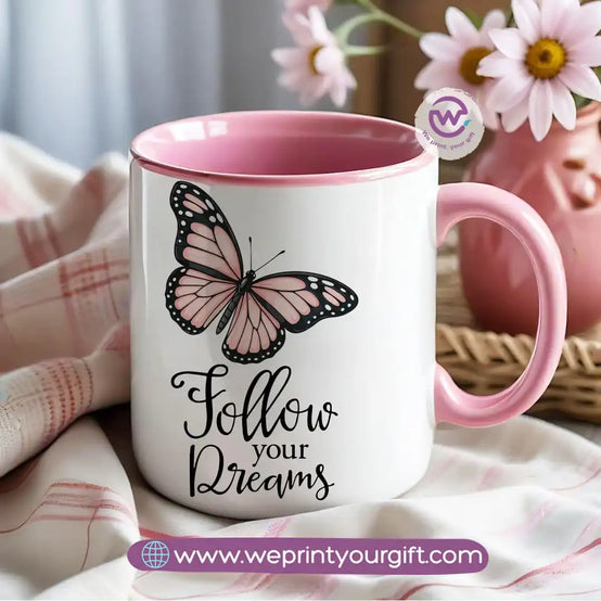 Colored inside mug- Motivation