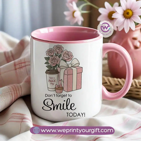 Colored inside mug- Motivation