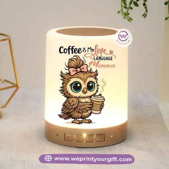 Portable Speaker and Lamp- Owl