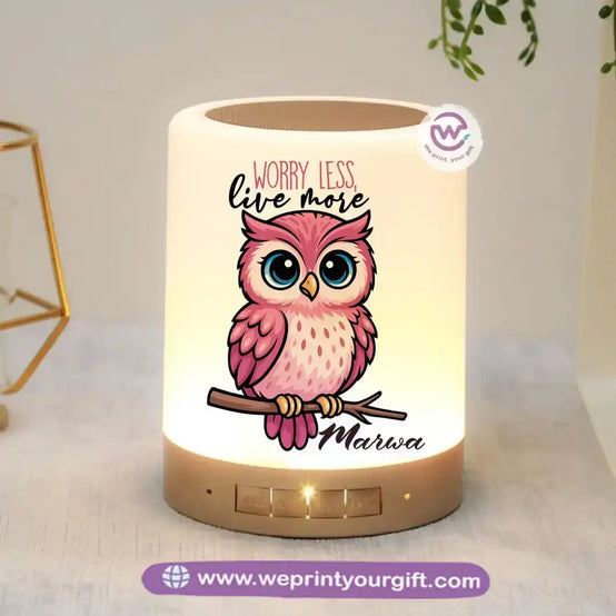 Portable Speaker and Lamp- Owl