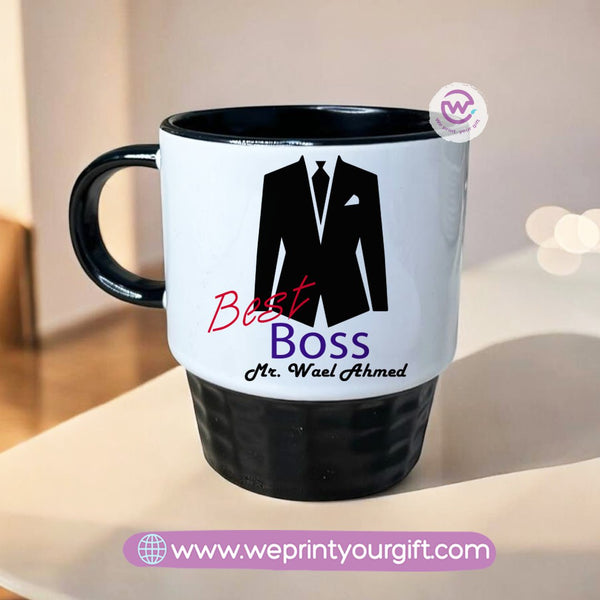 Personalized Mug- Ribbed Mug - Jobs