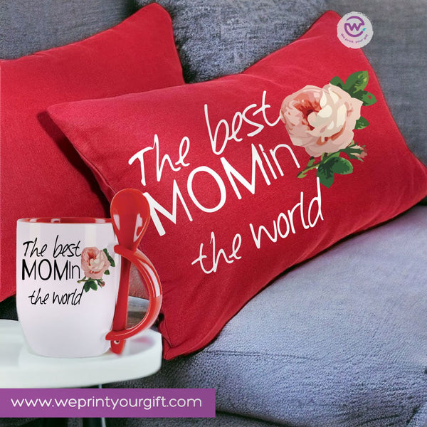 Mother’s Day set ( Cushion+ Spoon mug)