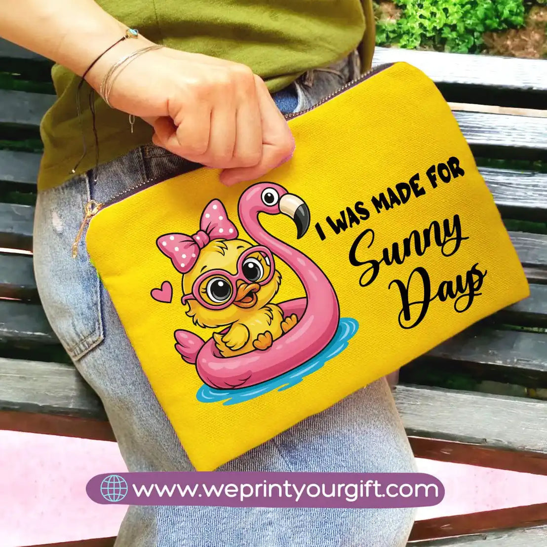 custom makeup clutch- Summer