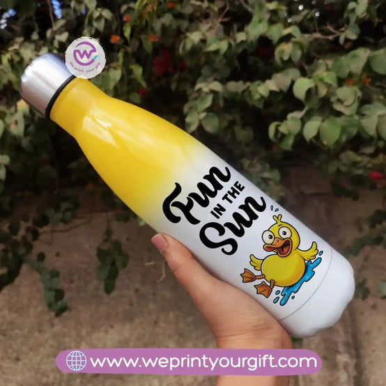 Stainless steel water bottle- Mixed color- Summer