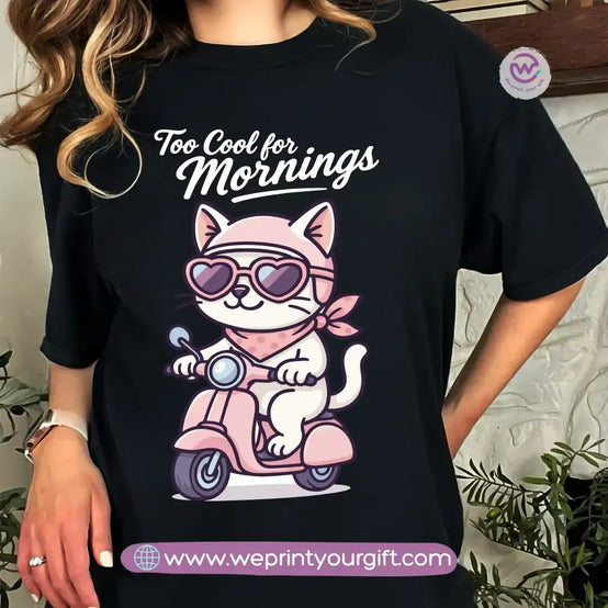 Printed T-shirt-Summer-Cats