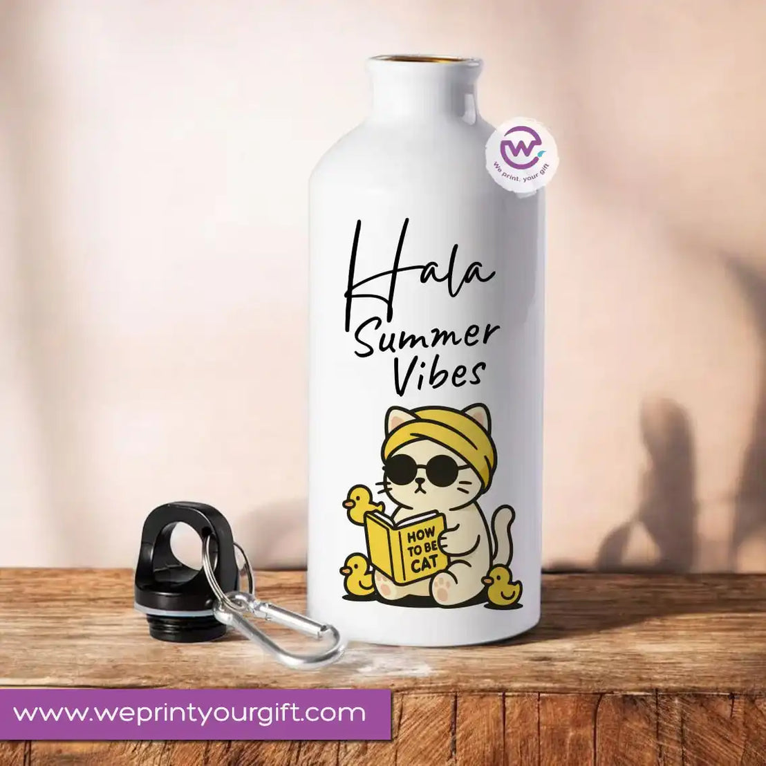 Custom Water Bottle - Cat