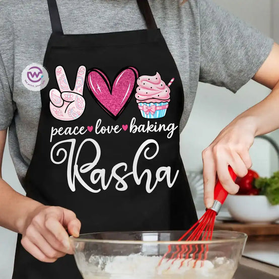 Personalized apron- Names