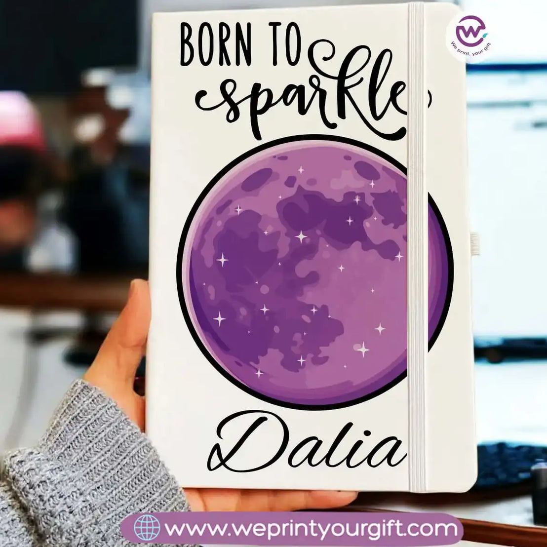 دفتر ملاحظات شخصي - دفتر ملاحظات مطاطي - أسماء