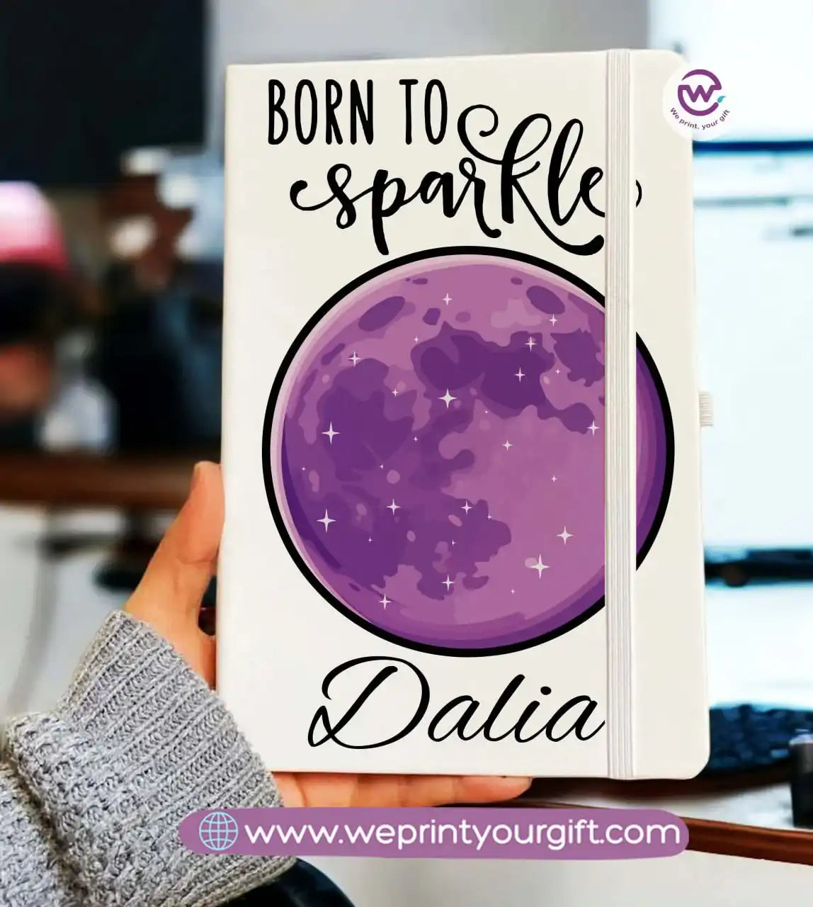 دفتر ملاحظات شخصي - دفتر ملاحظات مطاطي - أسماء