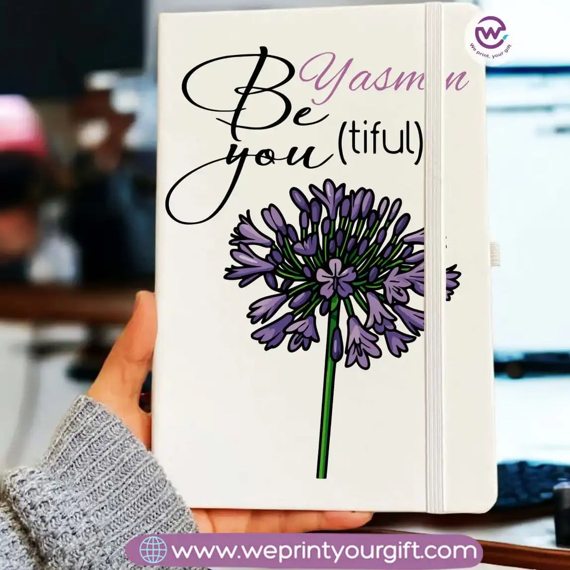 دفتر ملاحظات شخصي - دفتر ملاحظات مطاطي - أسماء