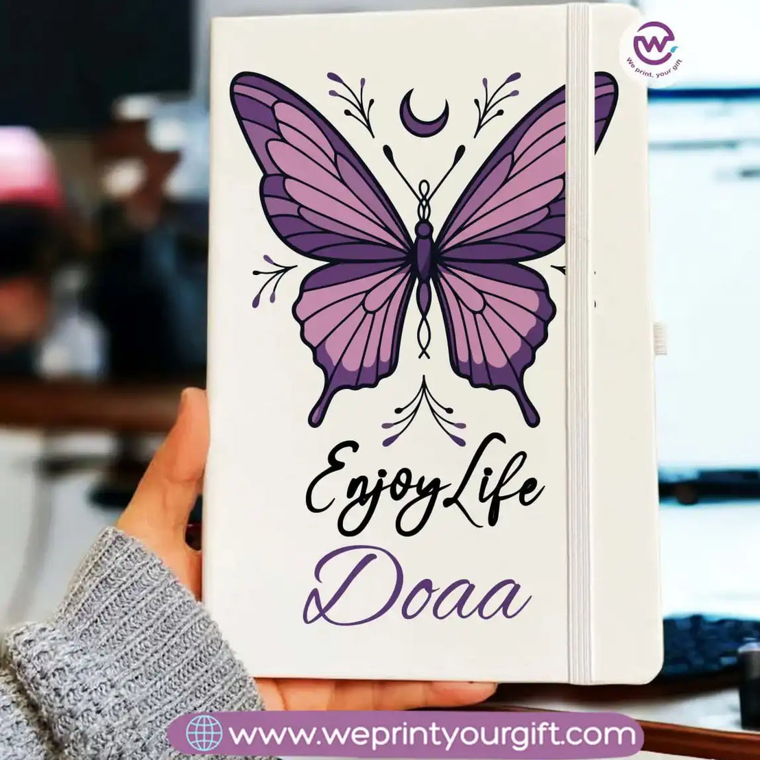 دفتر ملاحظات شخصي - دفتر ملاحظات مطاطي - أسماء