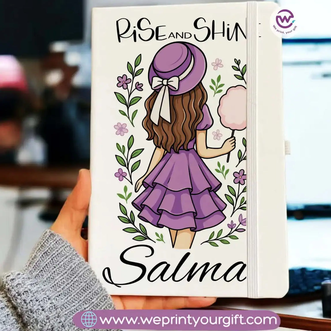 دفتر ملاحظات شخصي - دفتر ملاحظات مطاطي - أسماء