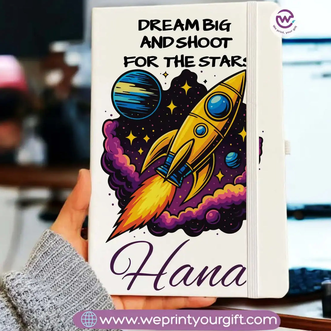 دفتر ملاحظات شخصي - دفتر ملاحظات مطاطي - أسماء