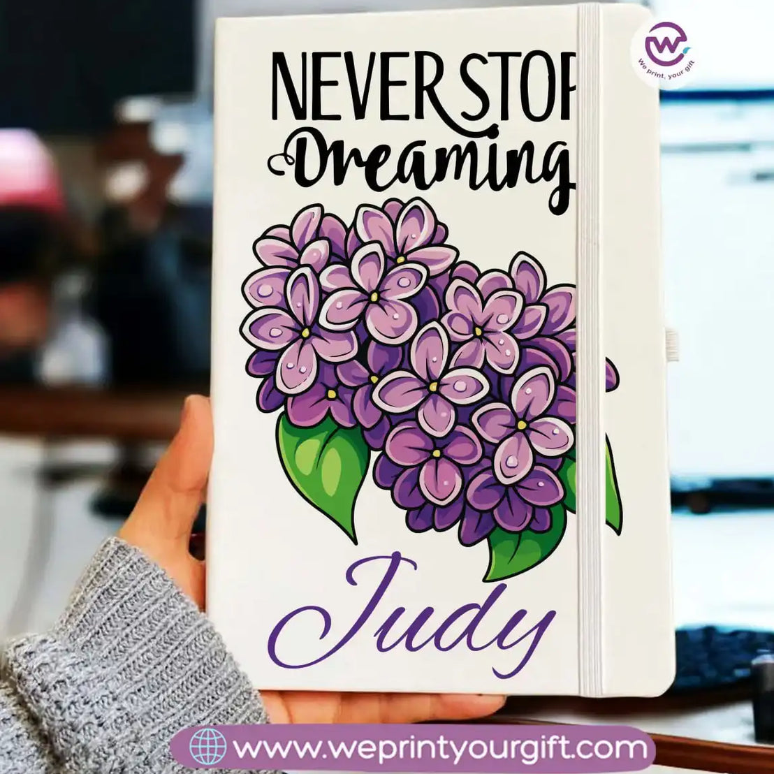 دفتر ملاحظات شخصي - دفتر ملاحظات مطاطي - أسماء