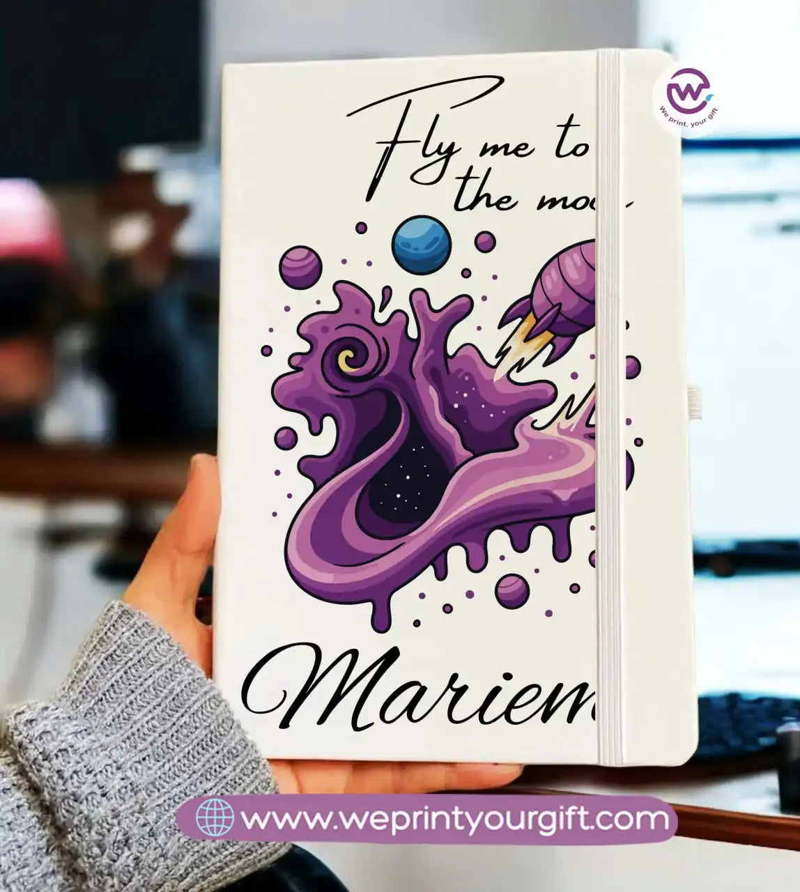 دفتر ملاحظات شخصي - دفتر ملاحظات مطاطي - أسماء