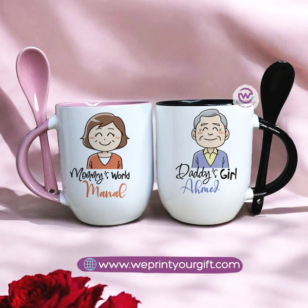 Couples Mug - spoon mug