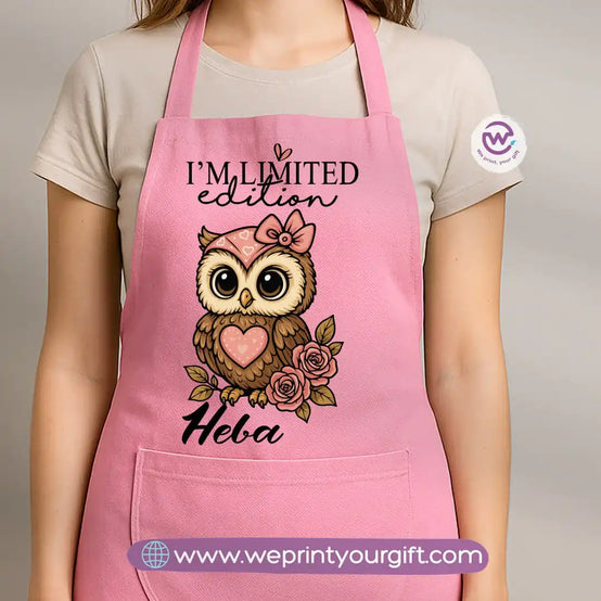 Personalized apron-Owl