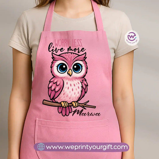 Personalized apron-Owl