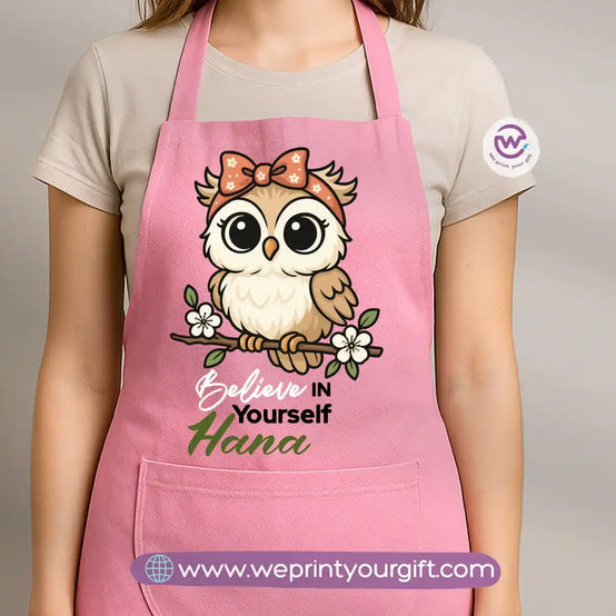 Personalized apron-Owl
