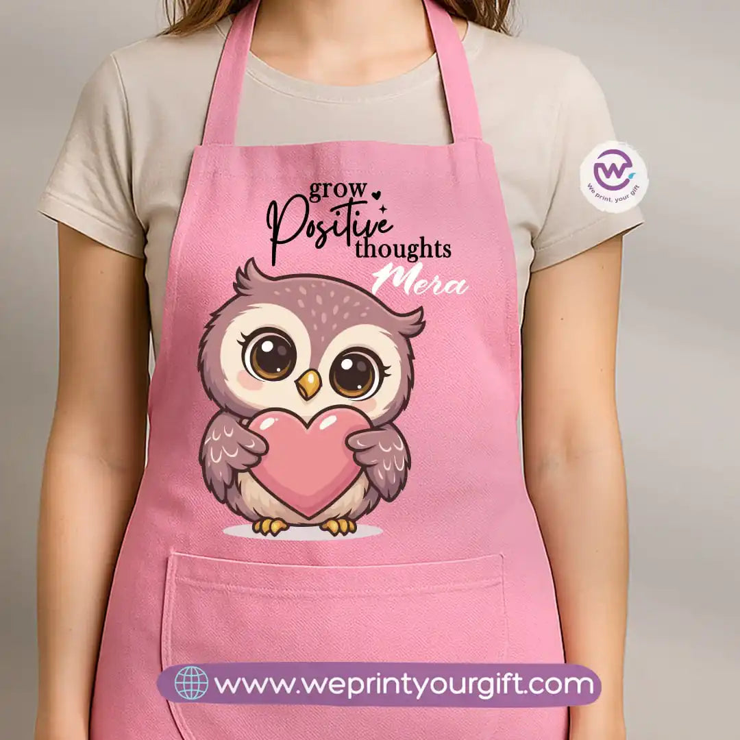 Personalized apron-Owl