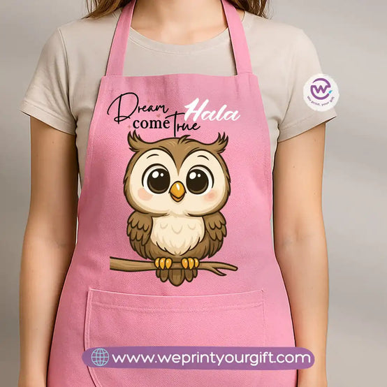 Personalized apron-Owl
