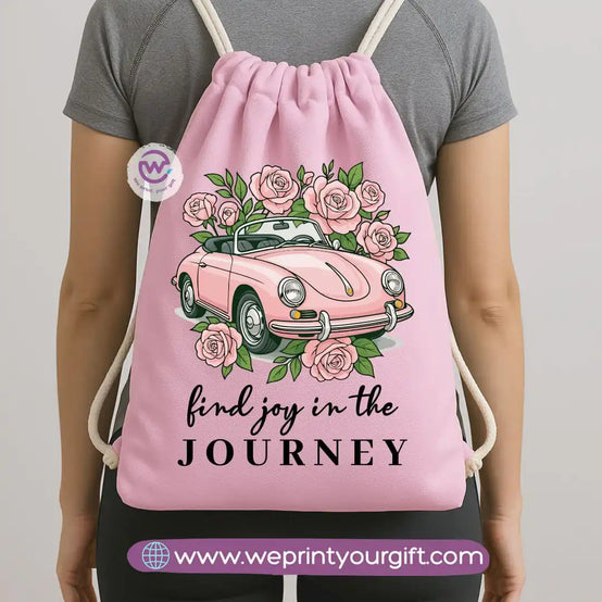 حقيبة برباط - تحفيزية وزهرية