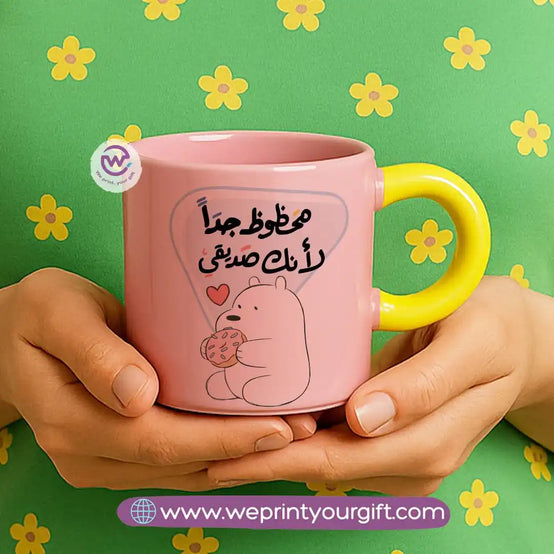 Round handle mug- Three bears