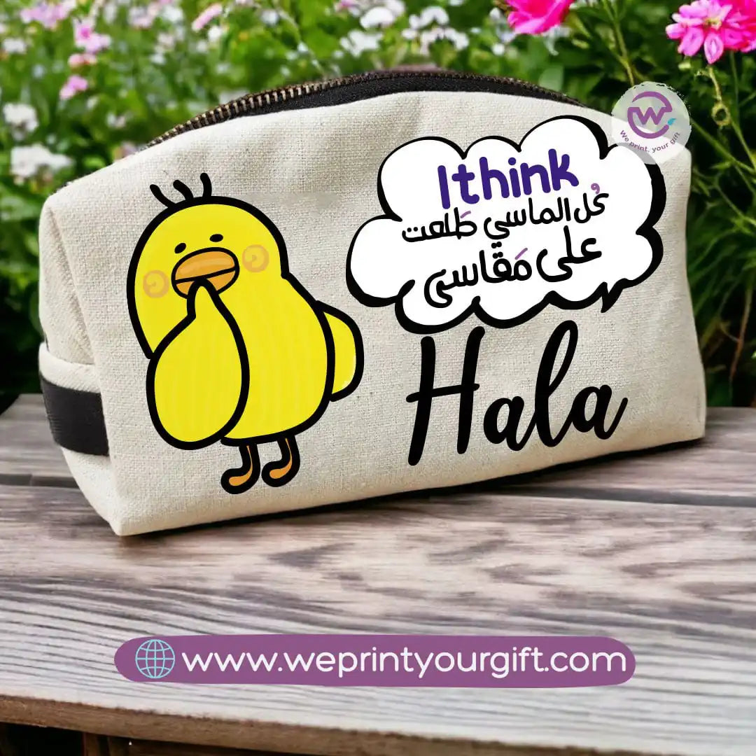 Custom makeup bag-Chick comic