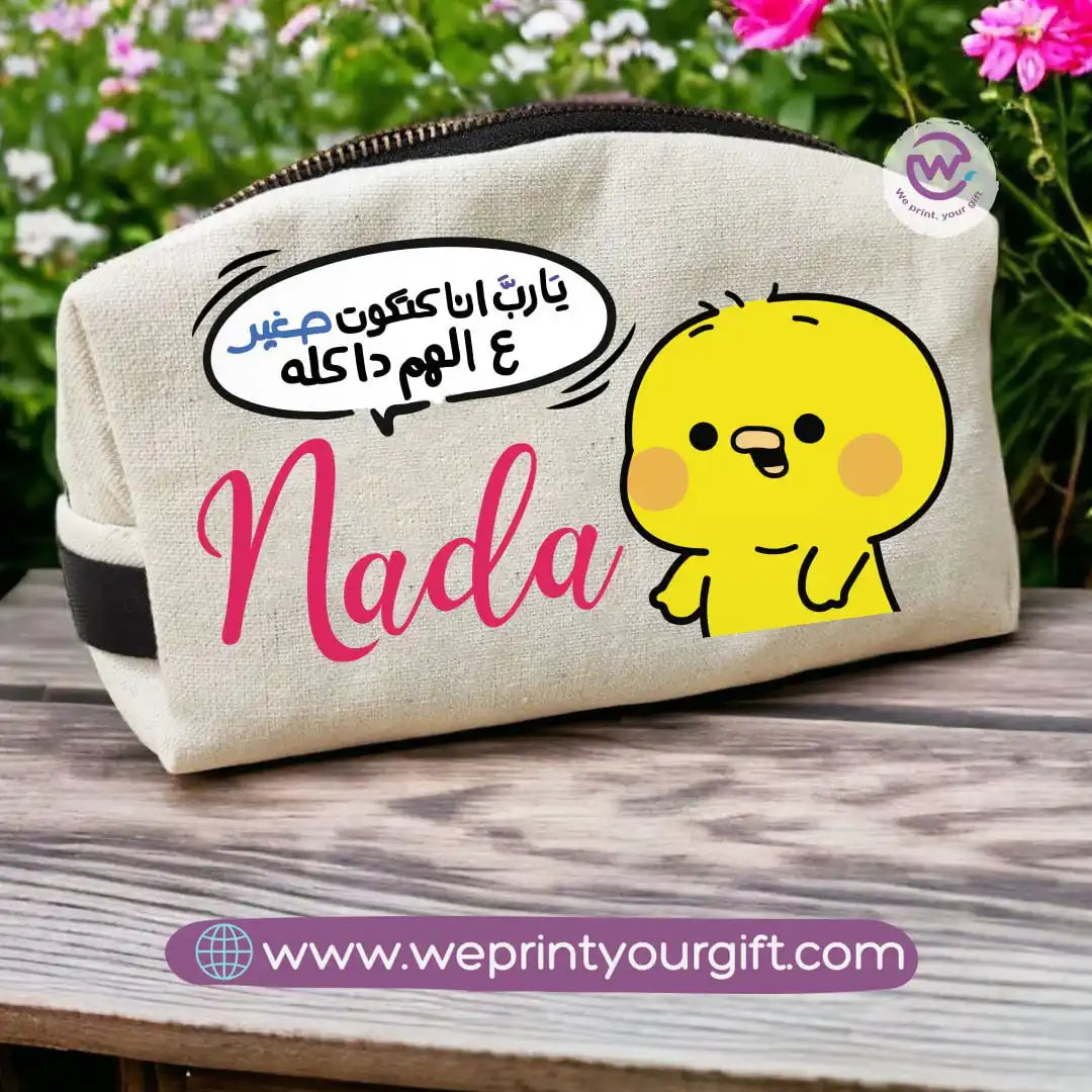 Custom makeup bag-Chick comic