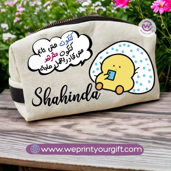 Custom makeup bag-Chick comic