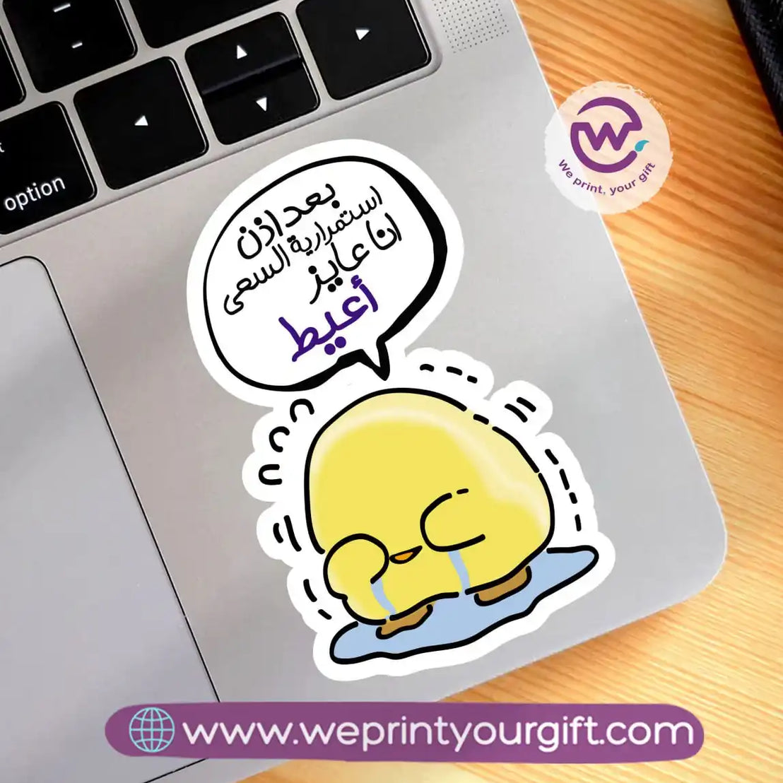 Laptop Sticker- Chick comic