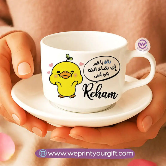 Custom Coffee Cup- Chick comic