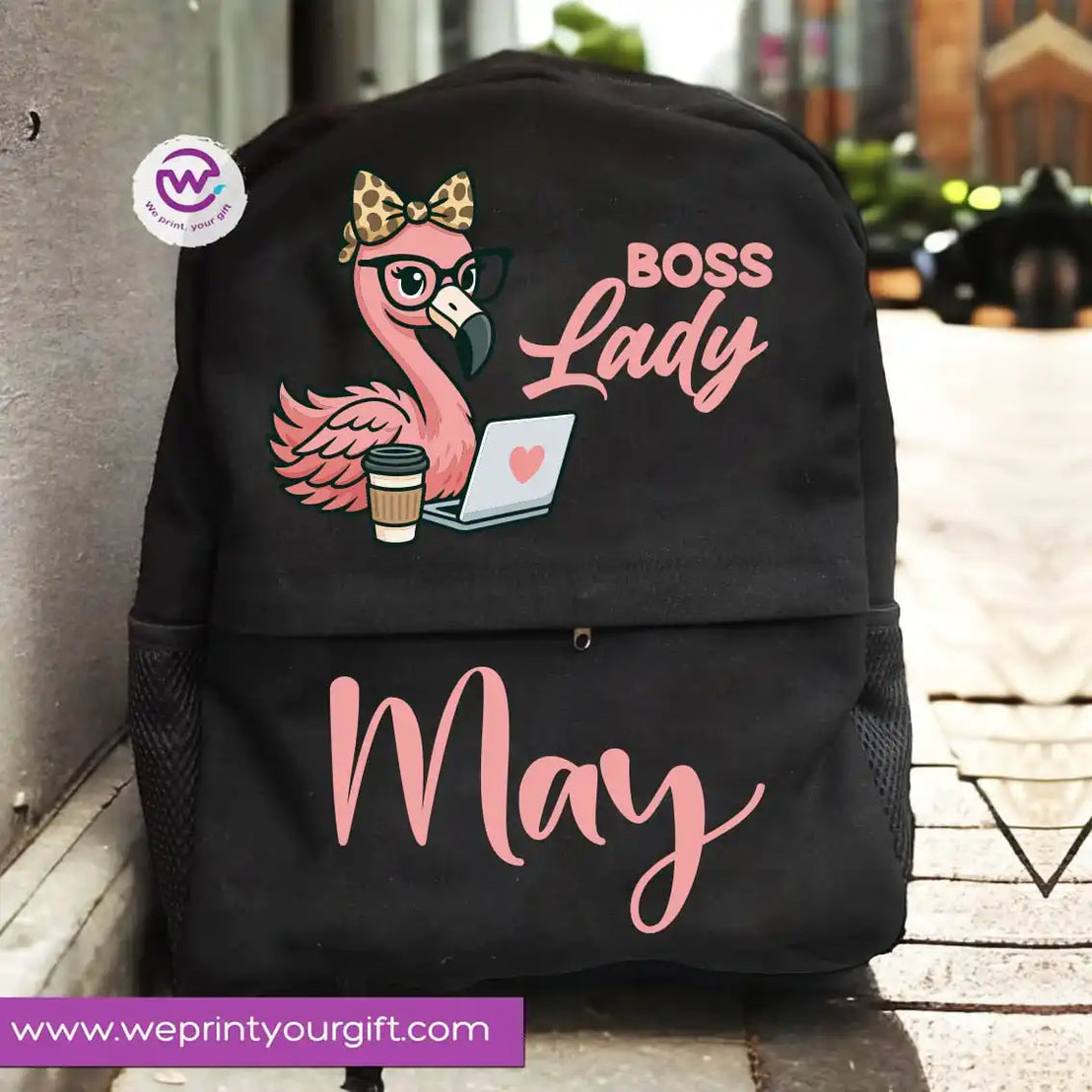 Custom back bag- Unicorn