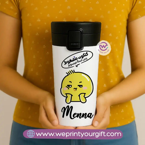 Custom Stainless steel mug- Comic