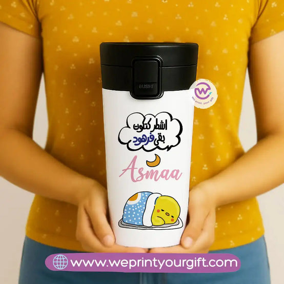 Custom Stainless steel mug- Comic